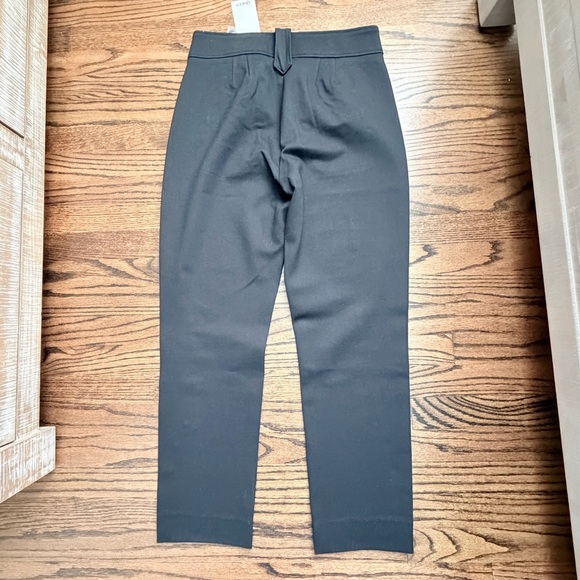 NWT Quince Black Ultra-Stretch Ponte Straight Leg Mariner Pants - size Medium - Picture 4 of 6